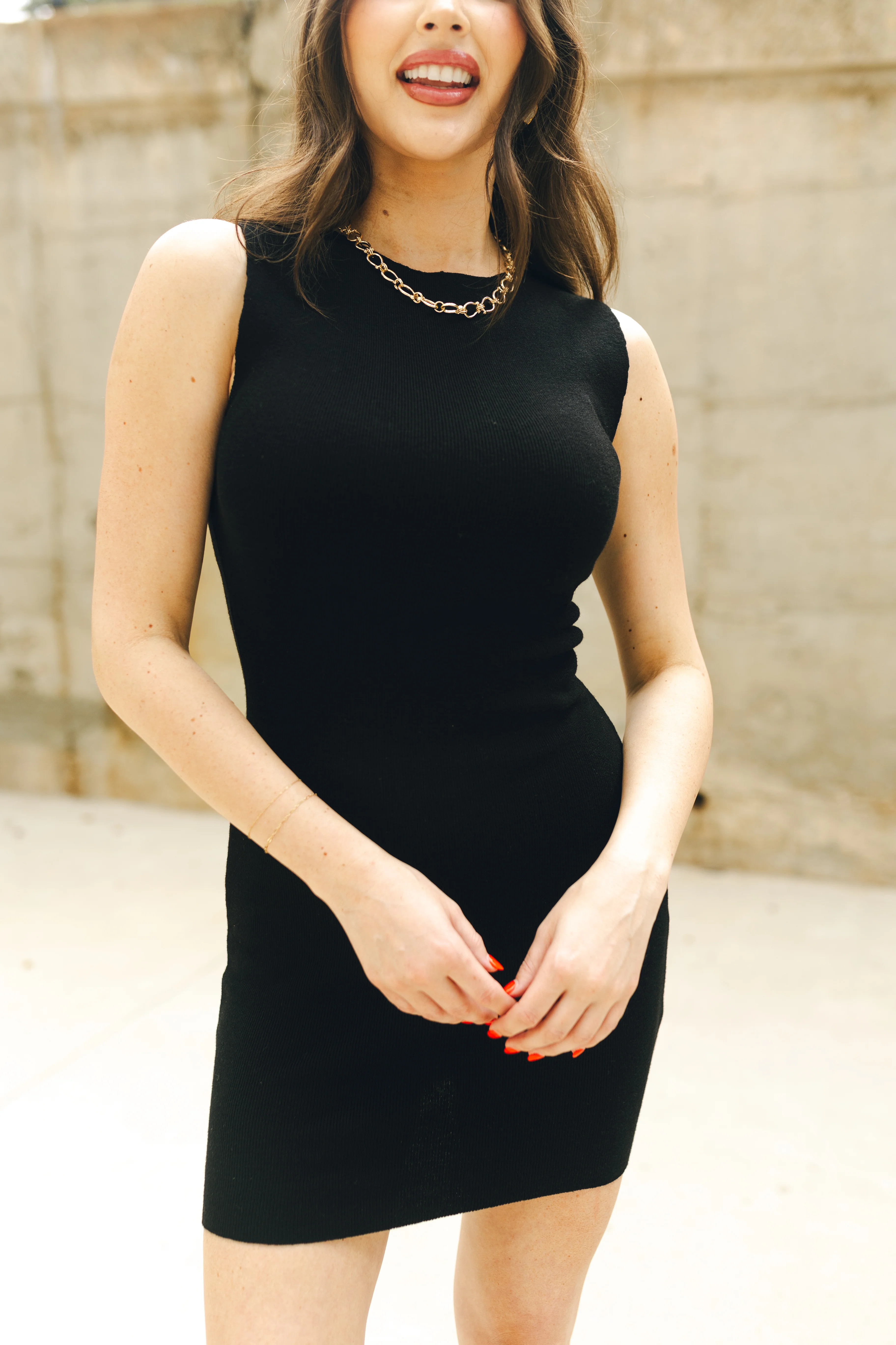 Laila Mini Sweater Dress - Image 7