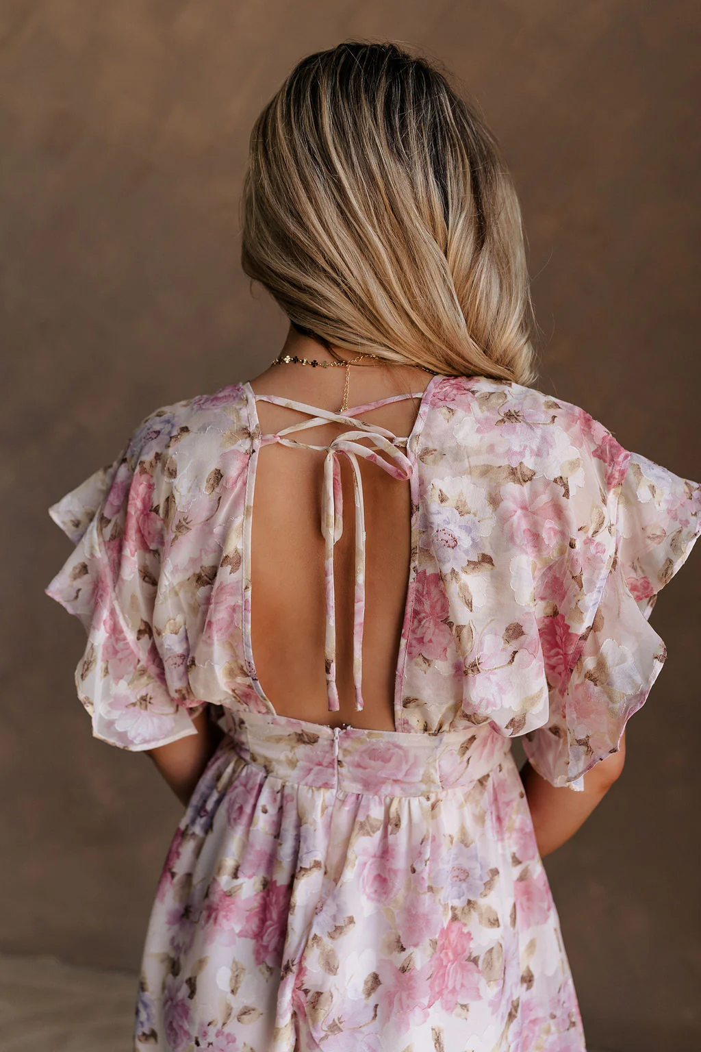 Leona Pink Floral Romper - Image 6
