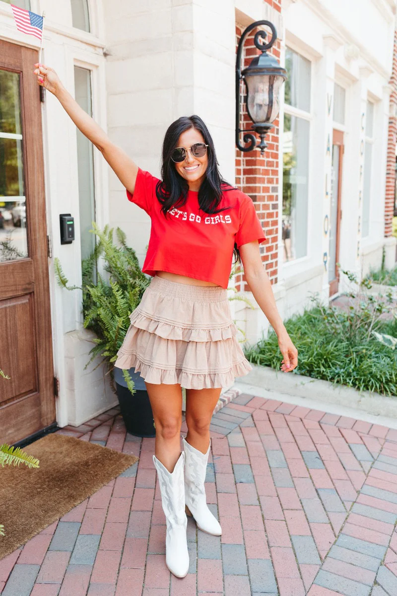 Let's Go Girls Cropped Top - Image 2
