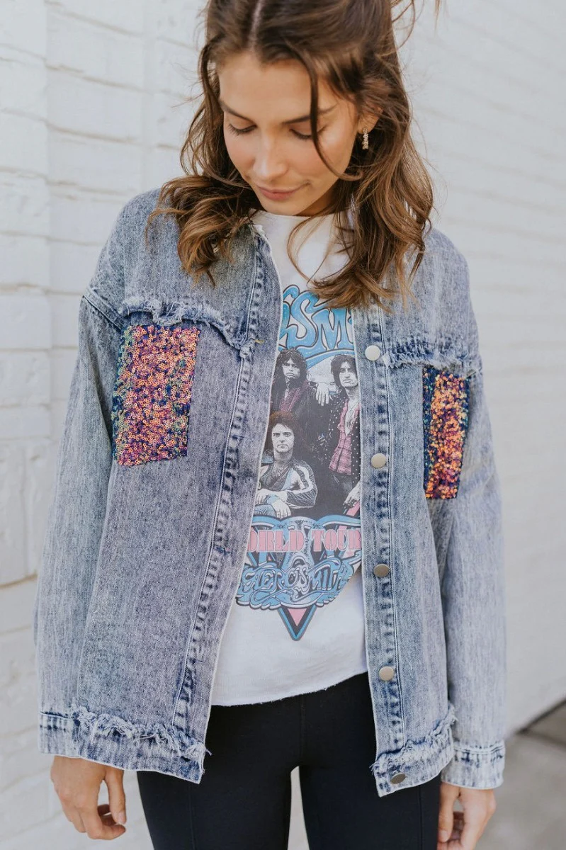 Life Of The Party Denim Jacket