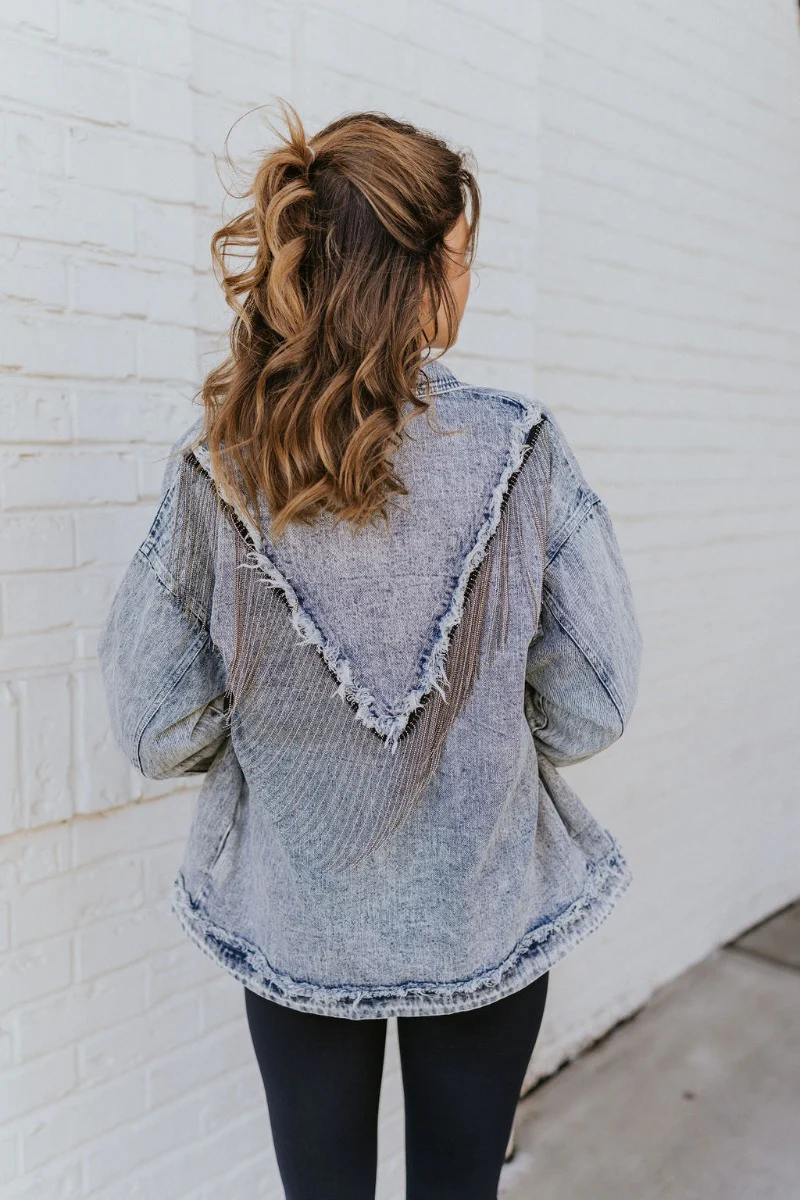 Life Of The Party Denim Jacket - Image 7