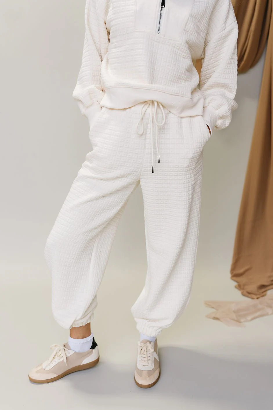 Liora Cream Jogger Pants - Image 2
