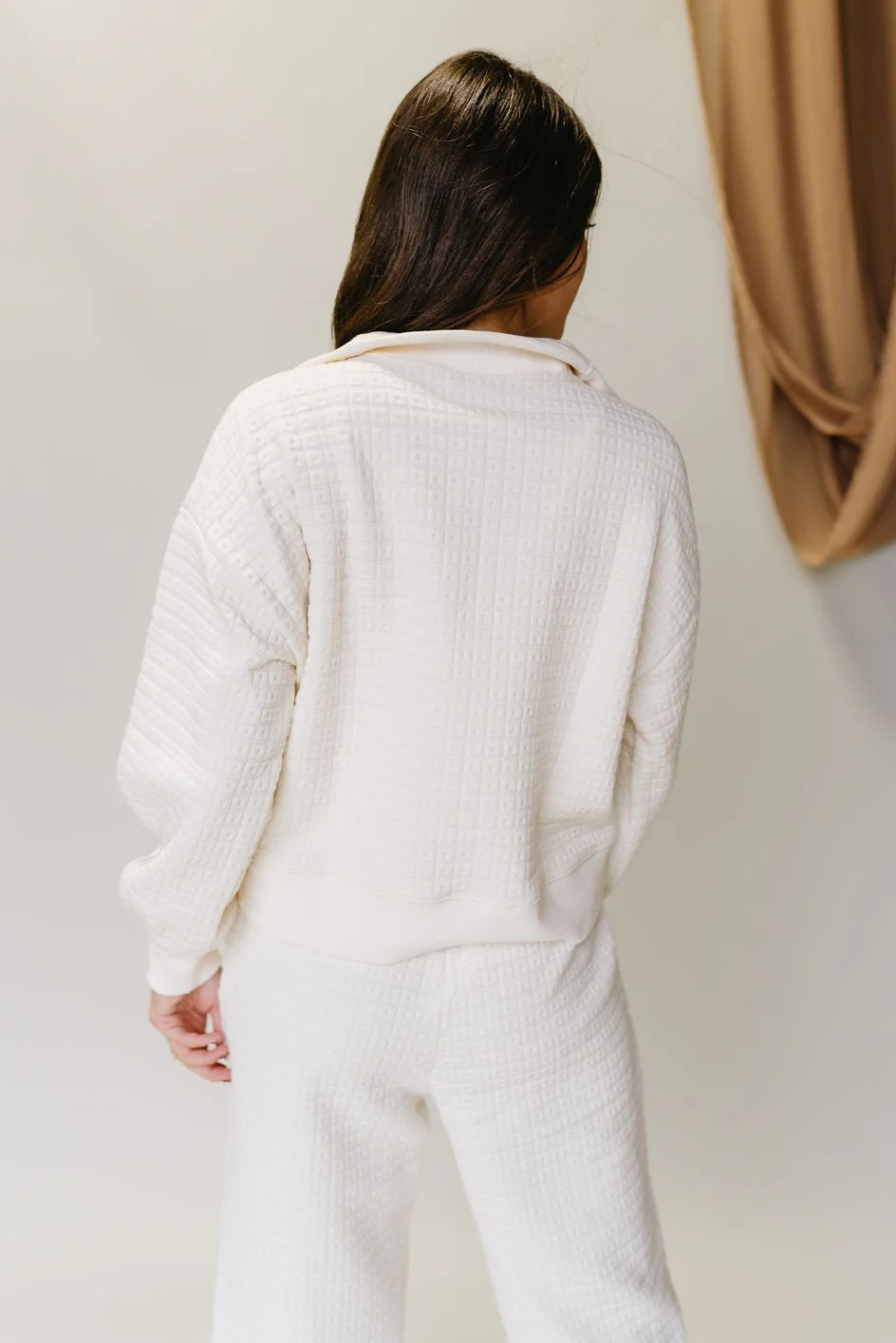 Liora Cream Long Sleeve Sweatshirt - Image 8