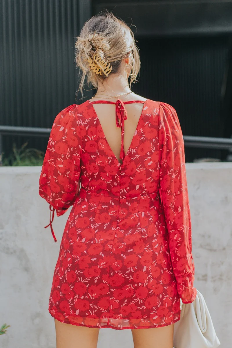 Living The Good Life Dress in Red - Image 5