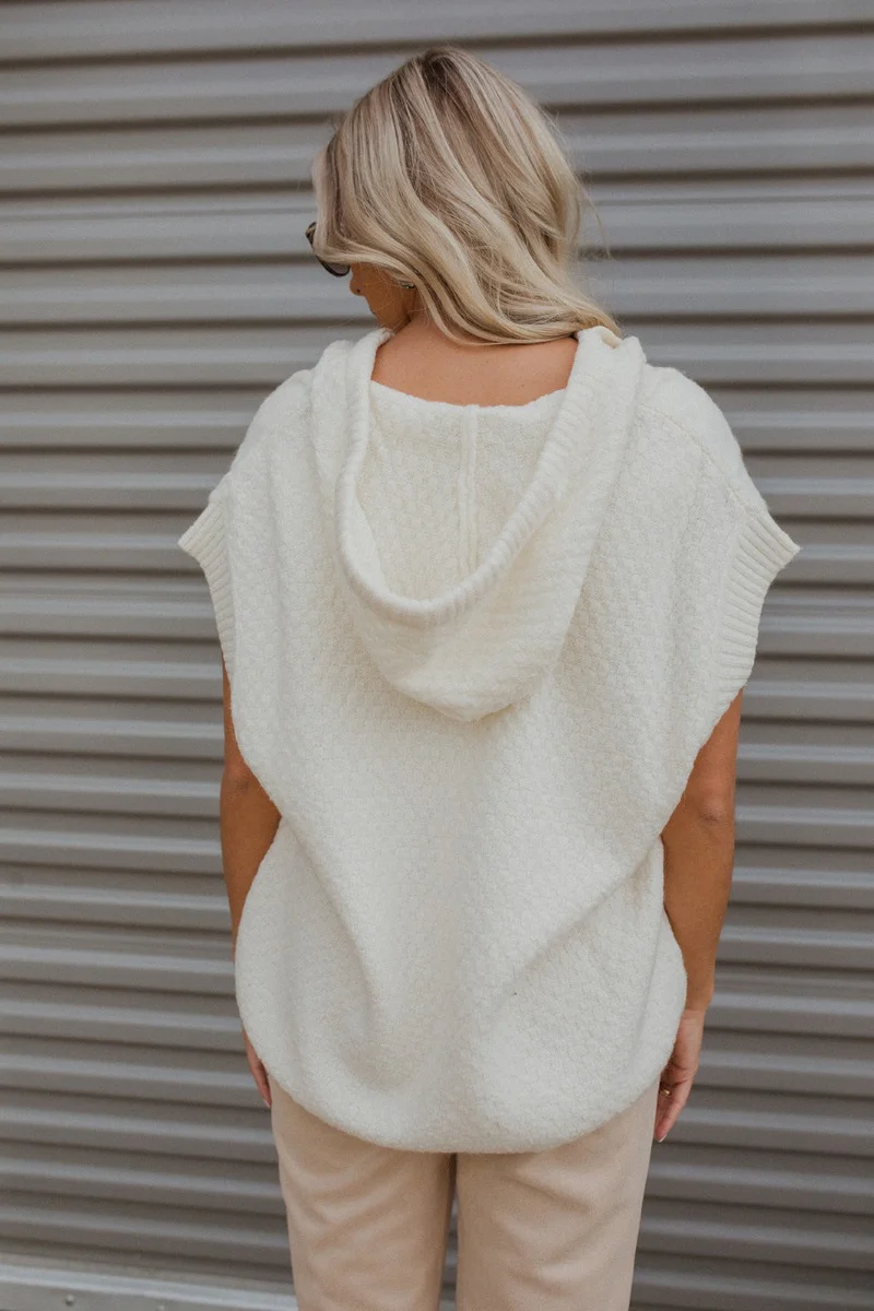 Look At You Hooded Sweater Vest - Image 4