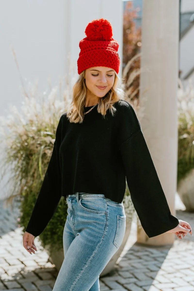 Love Always Sweater in Black