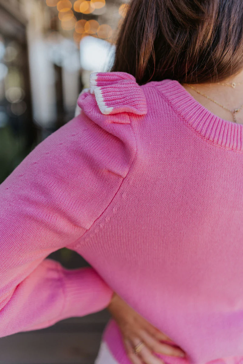 Lucky Me Sweater in Pink - Image 7