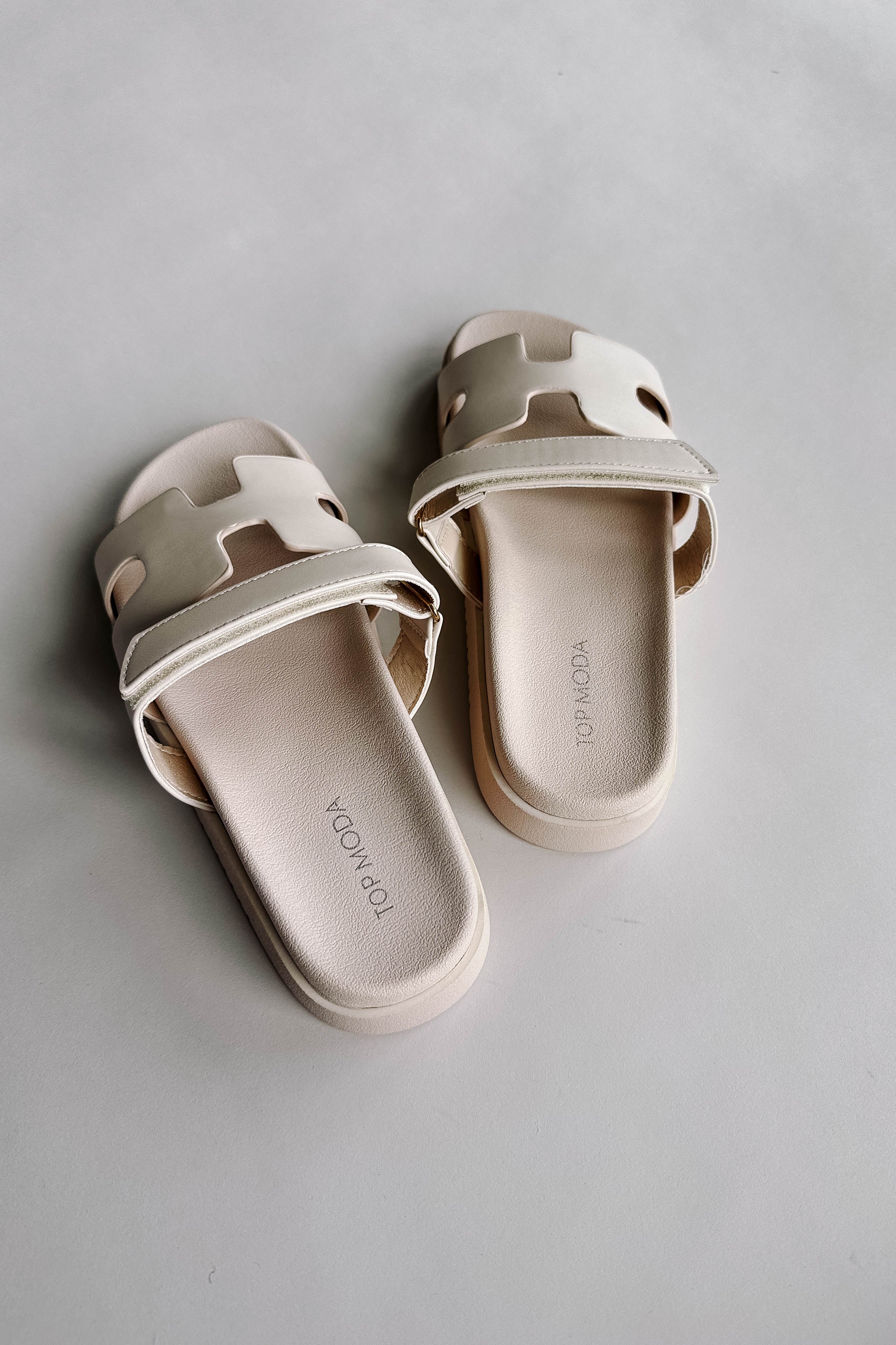 Jade Strap Sandal in Ivory - Image 5