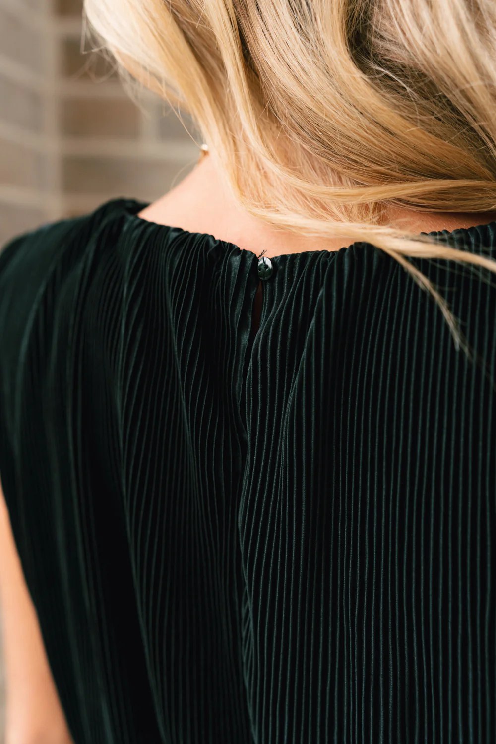 Madeline Black Plisse Top - Image 6