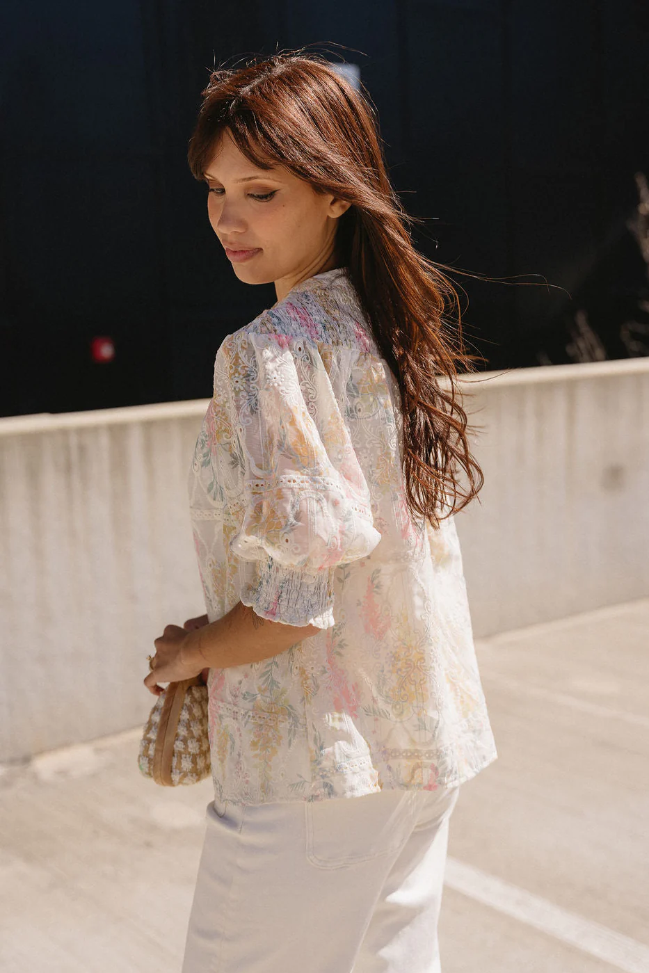 Madilyn Yellow Multi Floral Paisley Top - Image 5