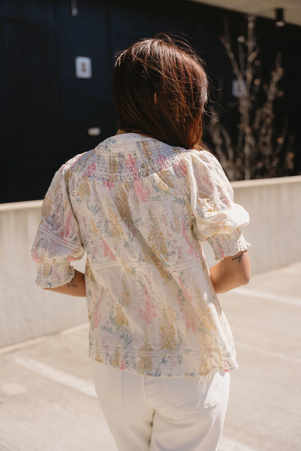Madilyn Yellow Multi Floral Paisley Top - Image 6
