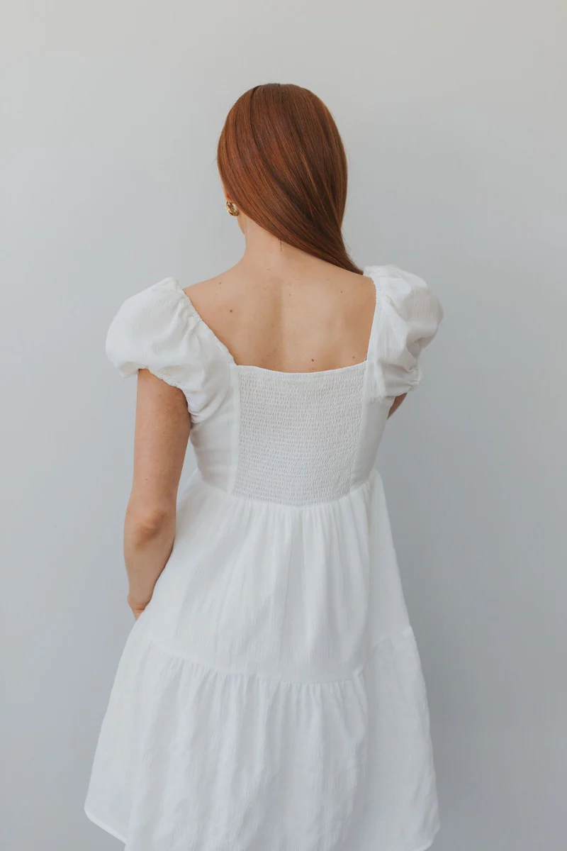 Make A Wish Dress in White - Image 6