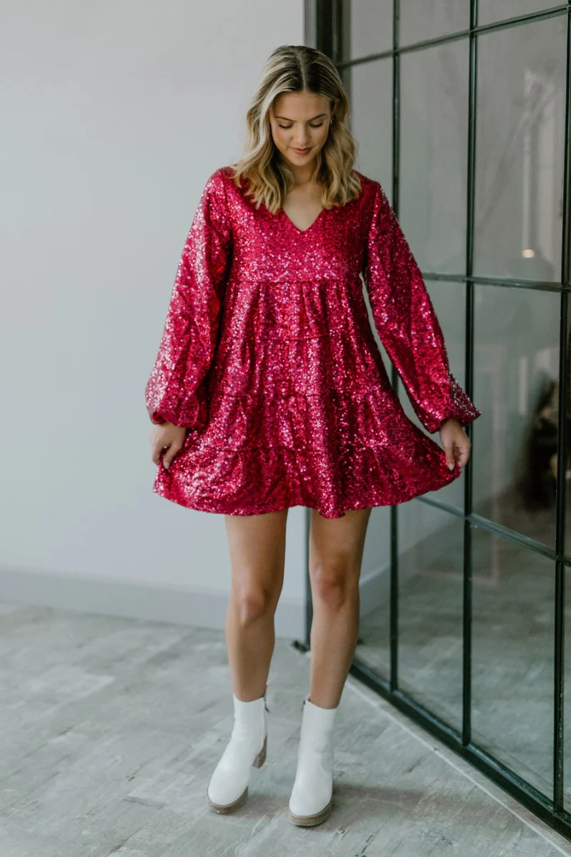 Make It Yours Sequin Dress - Image 2