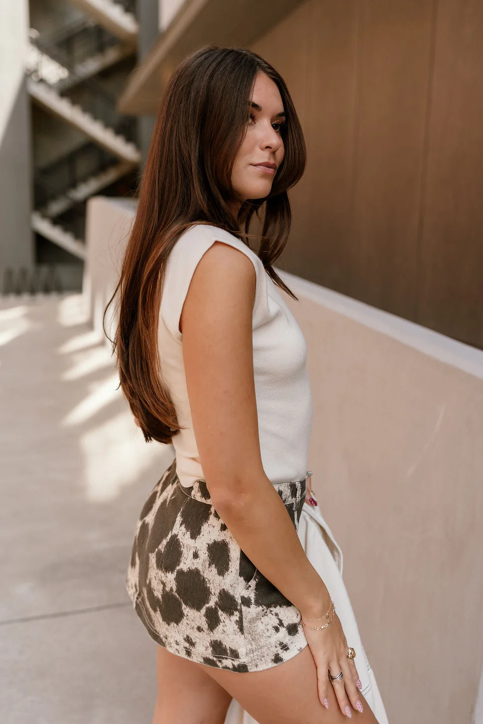 Malia Cream Knit Sleeveless Sweater - Image 6
