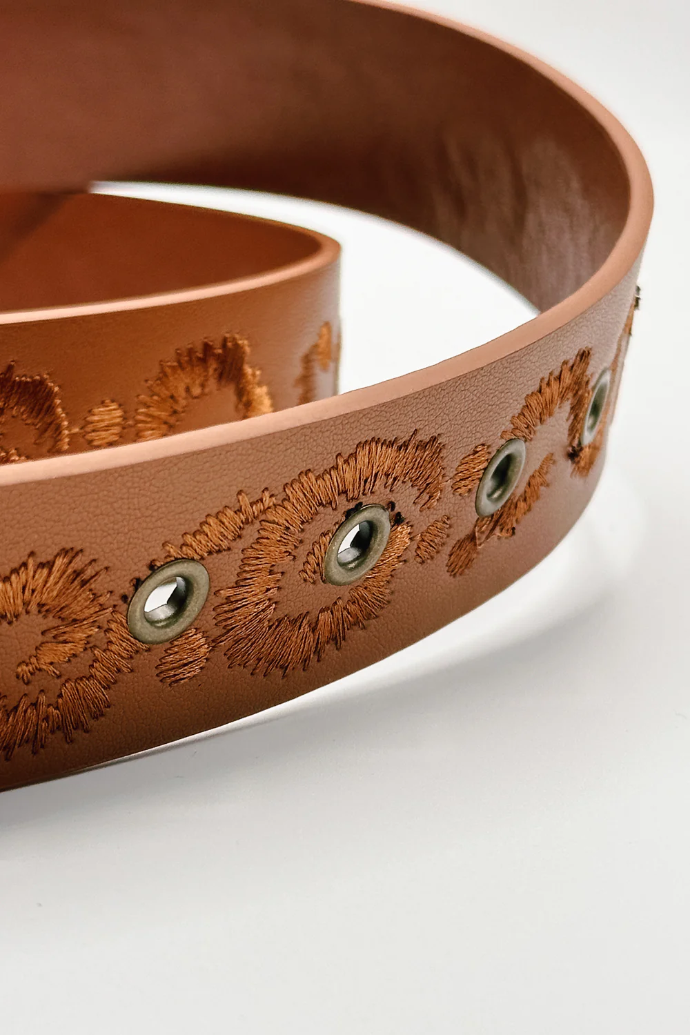 Marcy Brown Embroidered Belt - Image 3
