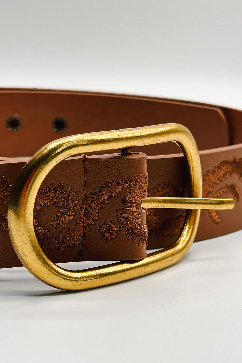 Marcy Brown Embroidered Belt - Image 4