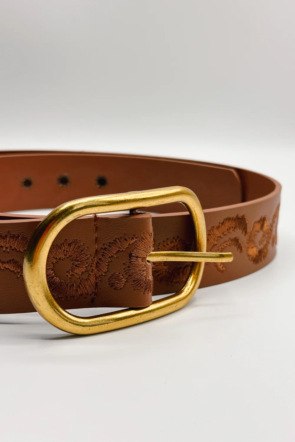 Marcy Brown Embroidered Belt - Image 5