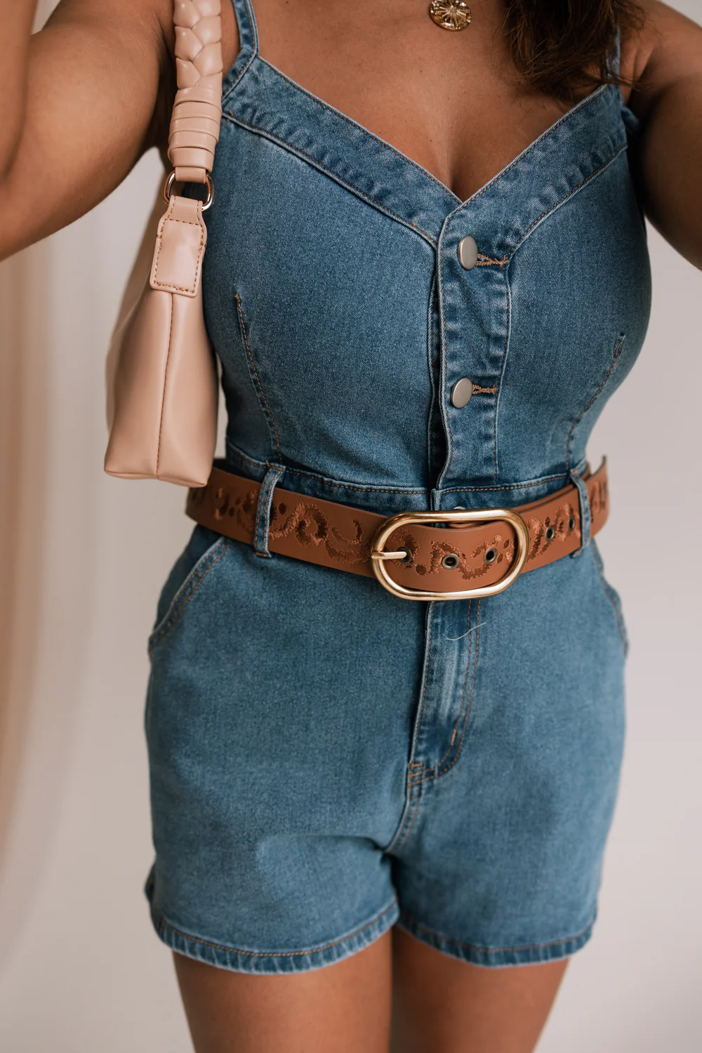 Marcy Brown Embroidered Belt - Image 6