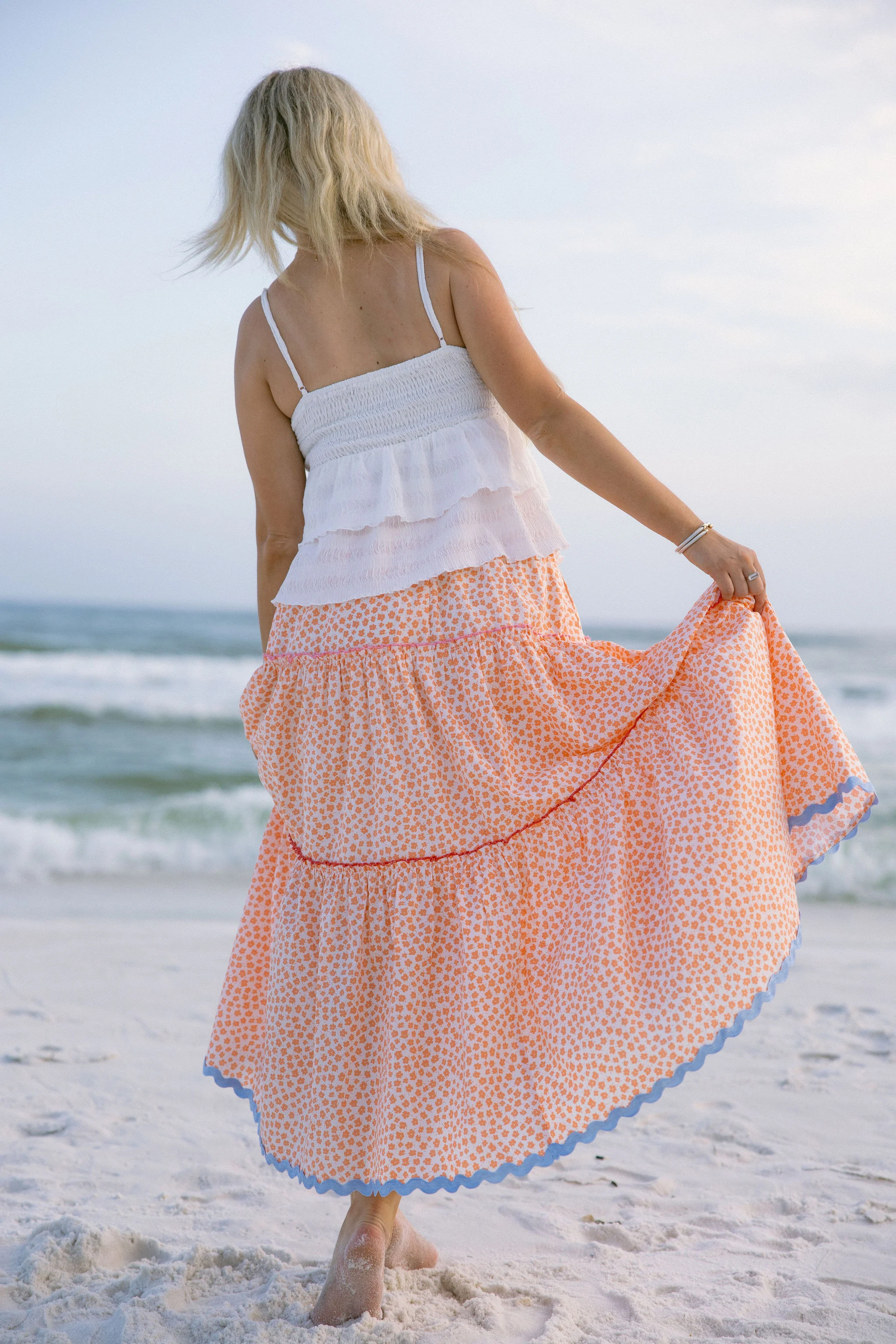 Marisol Tiered Floral Maxi Skirt - Image 6