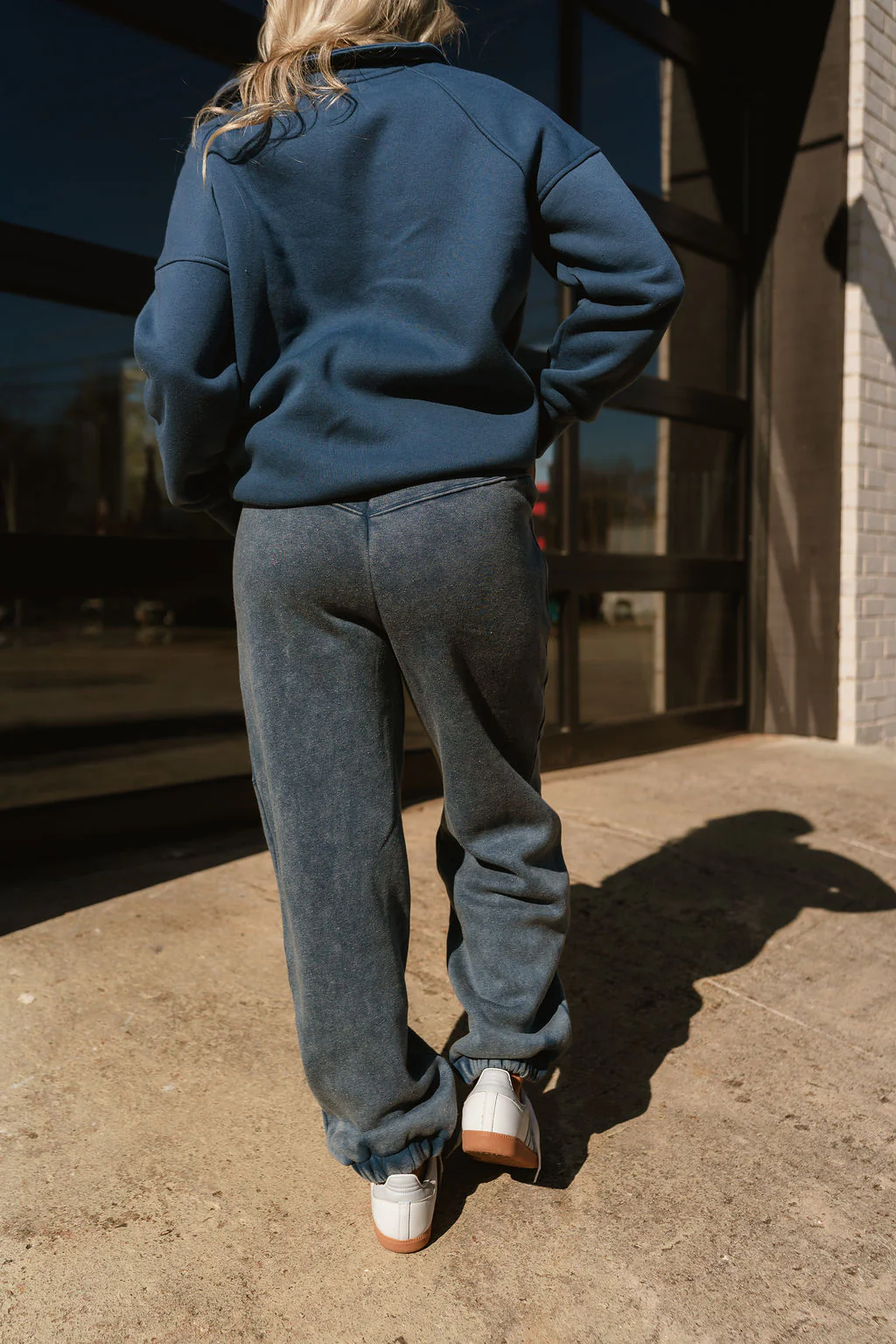 Marissa Washed Blue Jogger Pants - Image 9