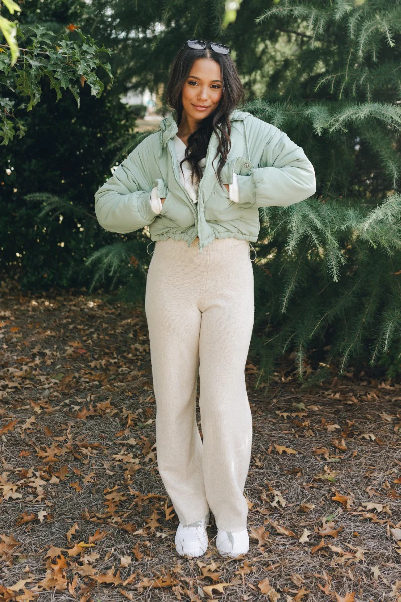 Mckinley Mint Cropped Puffer Jacket - Image 6