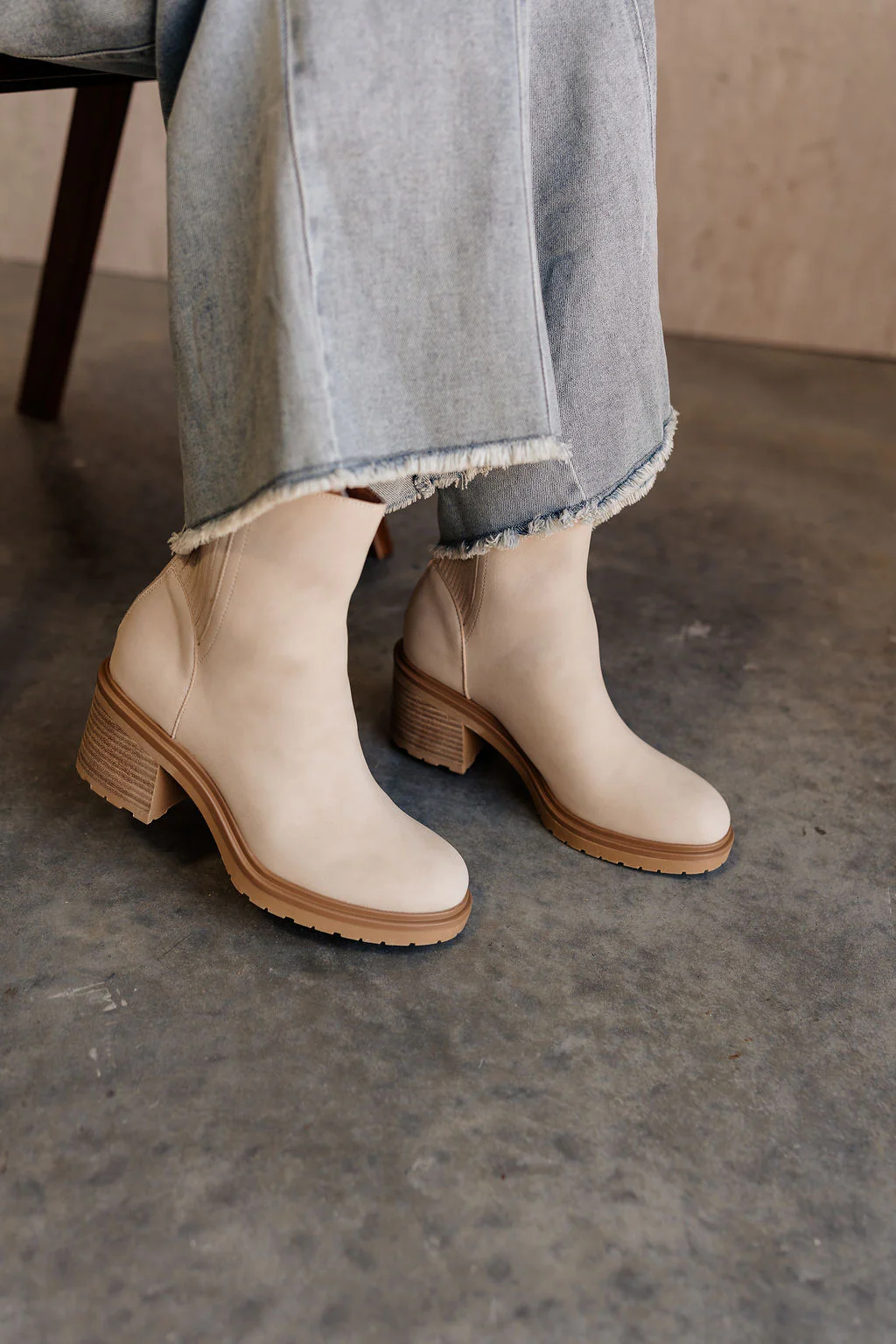 Megan Light Grey Boot