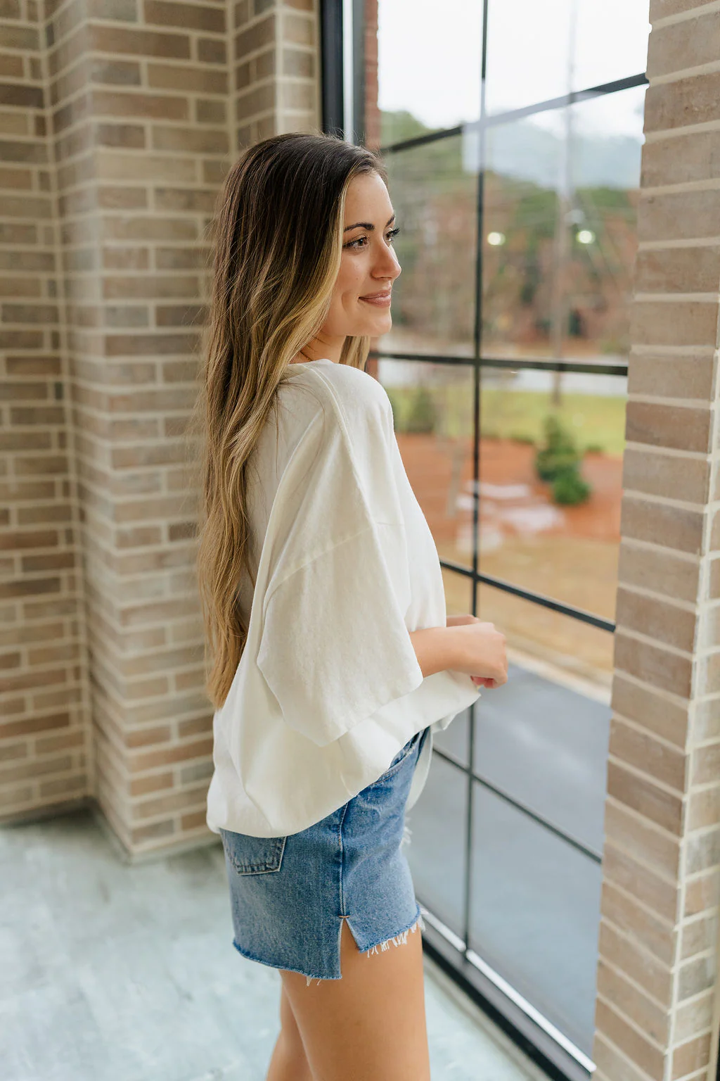 Melissa Off White Short Sleeve Top - Image 3