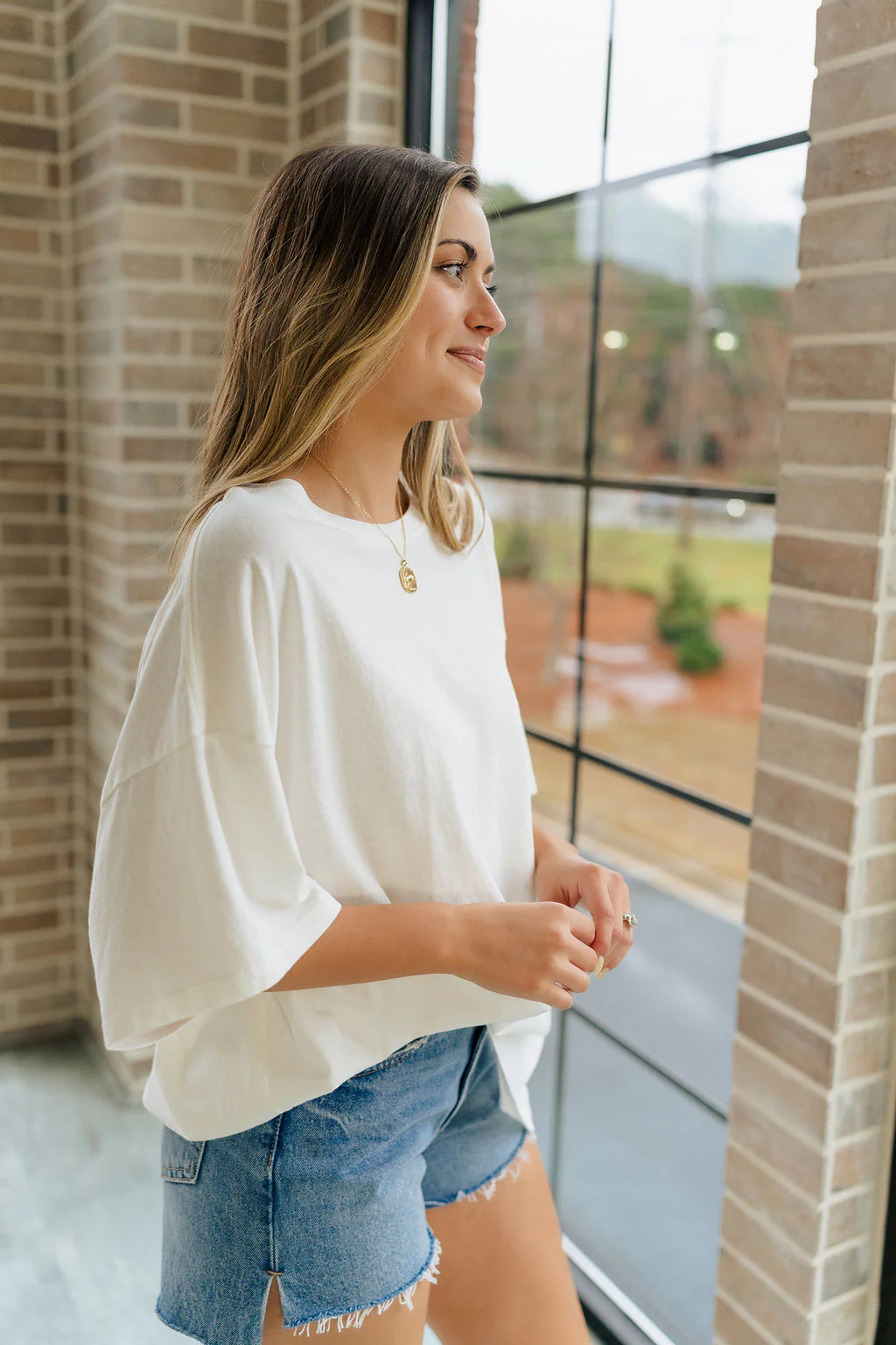 Melissa Off White Short Sleeve Top - Image 8