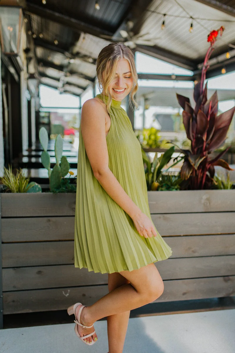 Melrose Pleated Dress - Image 5