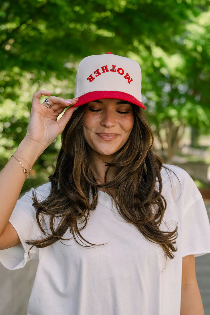 Mother Tan & Red Trucker Hat - Image 5