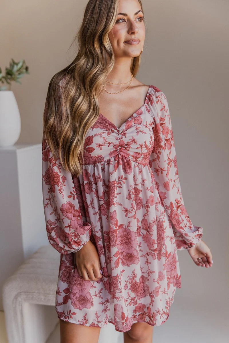 Must Be Love Floral Dress
