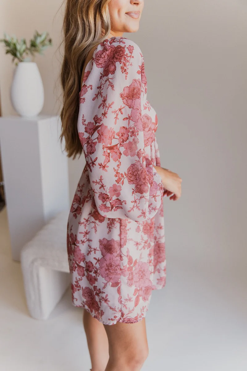 Must Be Love Floral Dress - Image 5