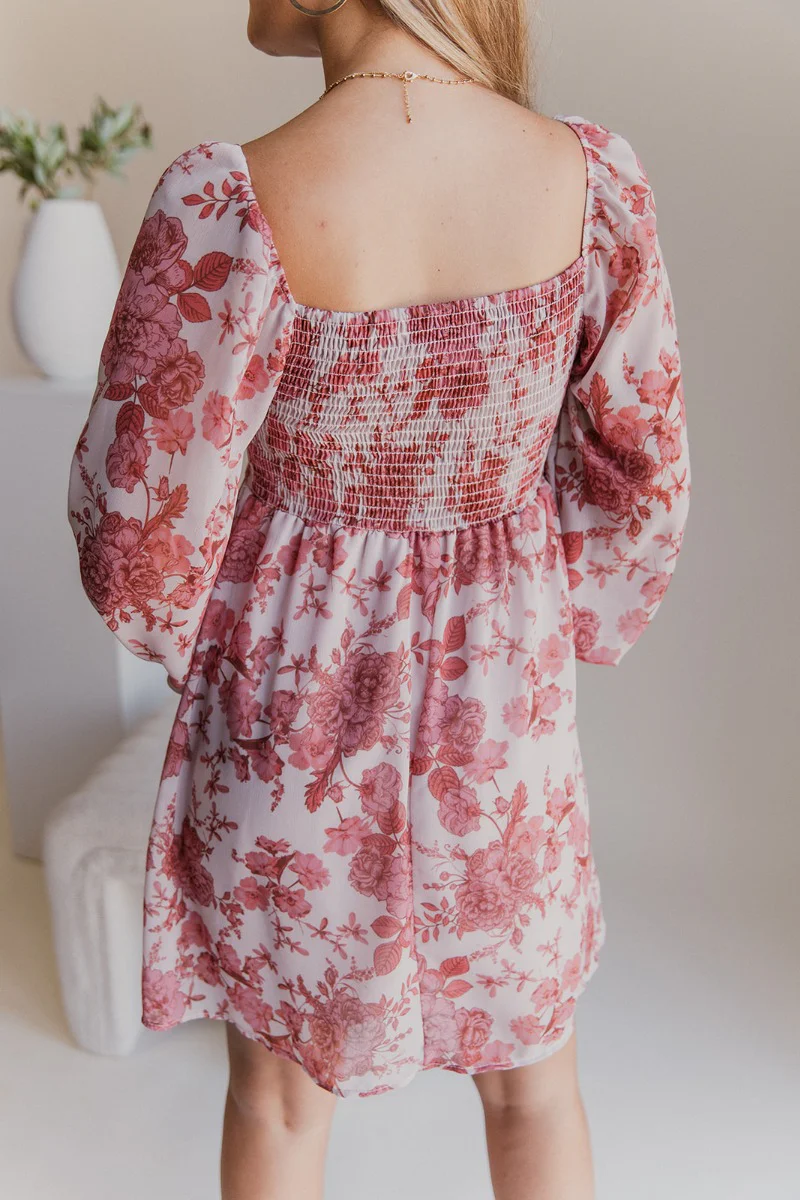 Must Be Love Floral Dress - Image 6