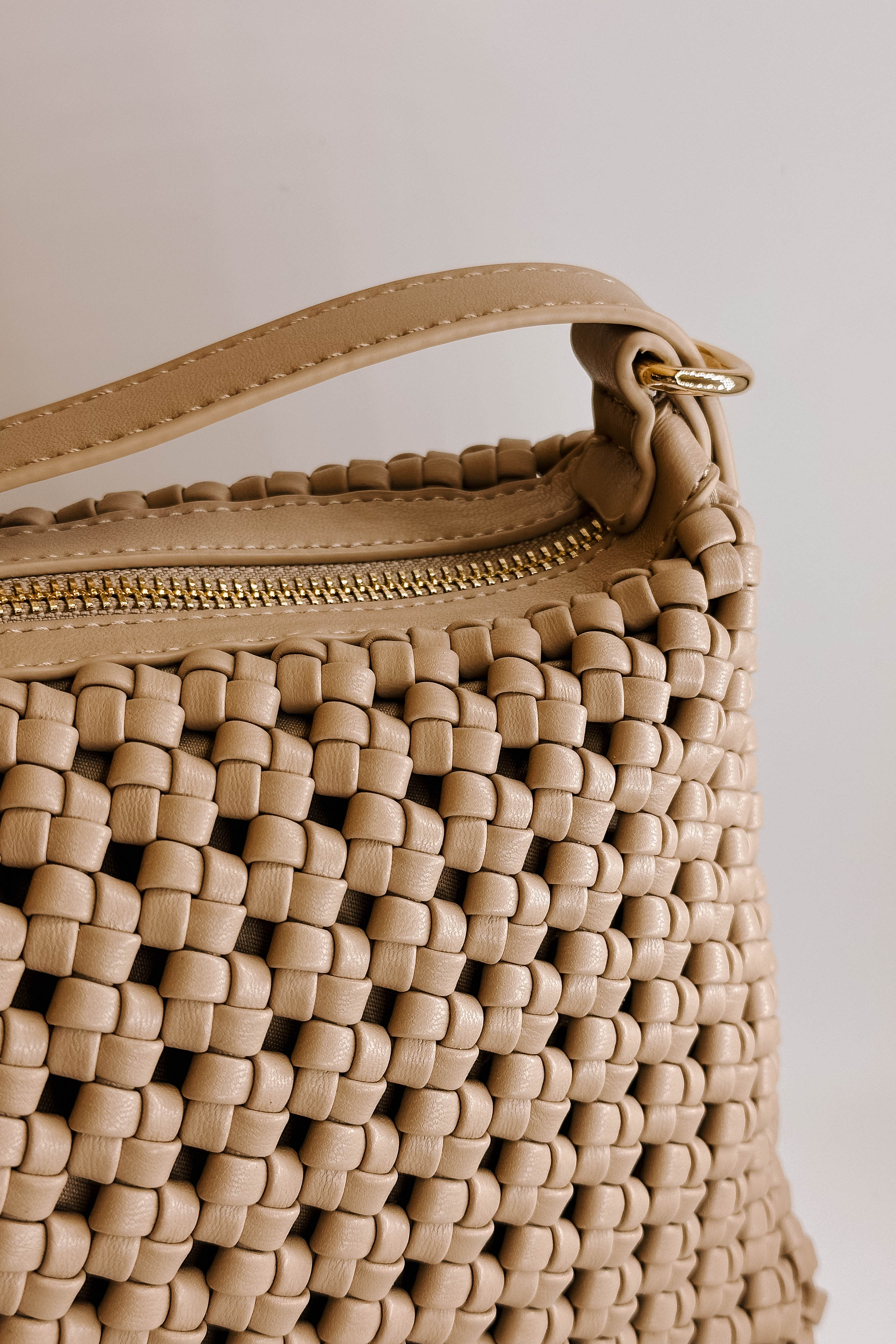 Naya Beige Woven Purse - Image 4