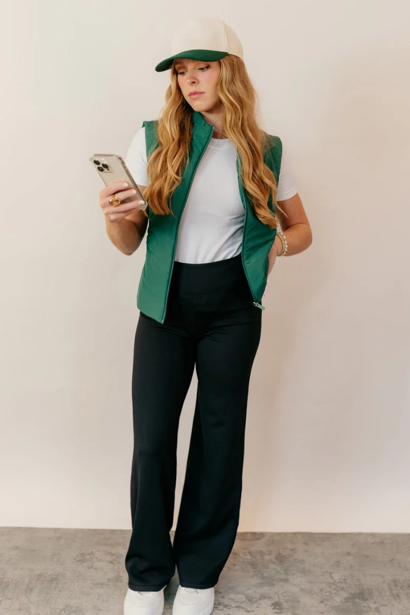 Naya Hunter Green Athletic Vest - Image 2