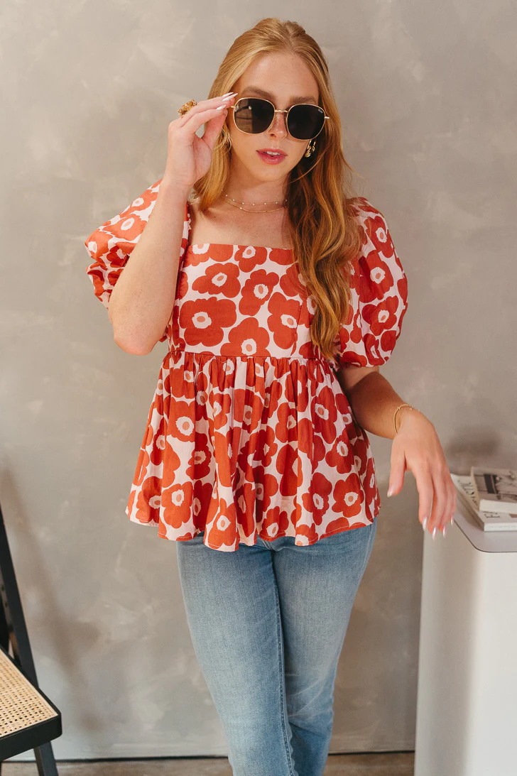 New Life Floral Top
