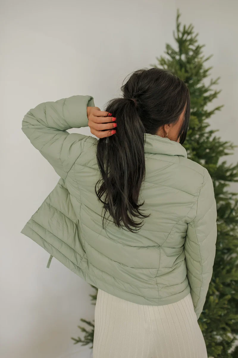 Next Adventure Puffer Jacket in Moss - Image 7