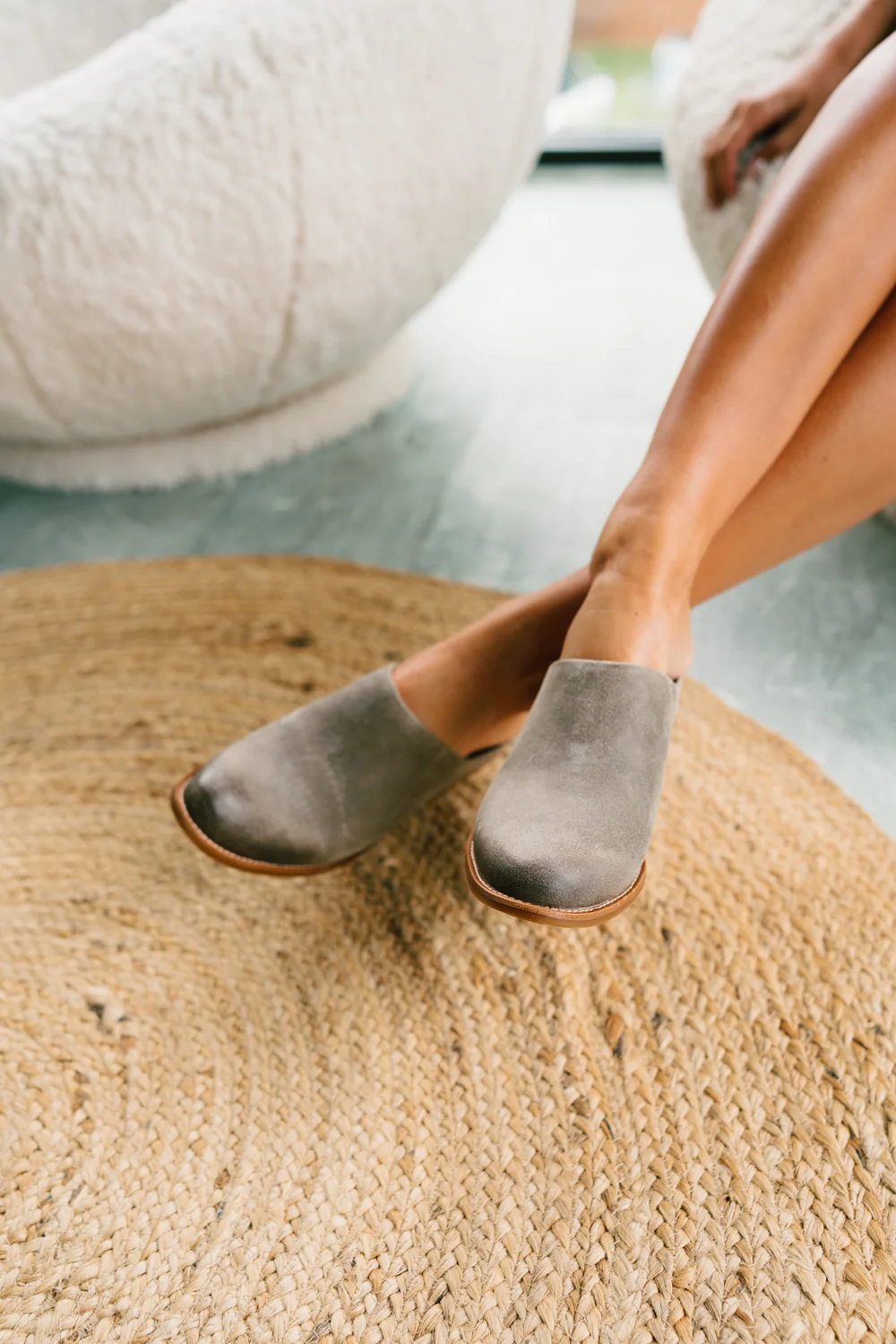 Sofft Nicki Grey Mules - Image 5