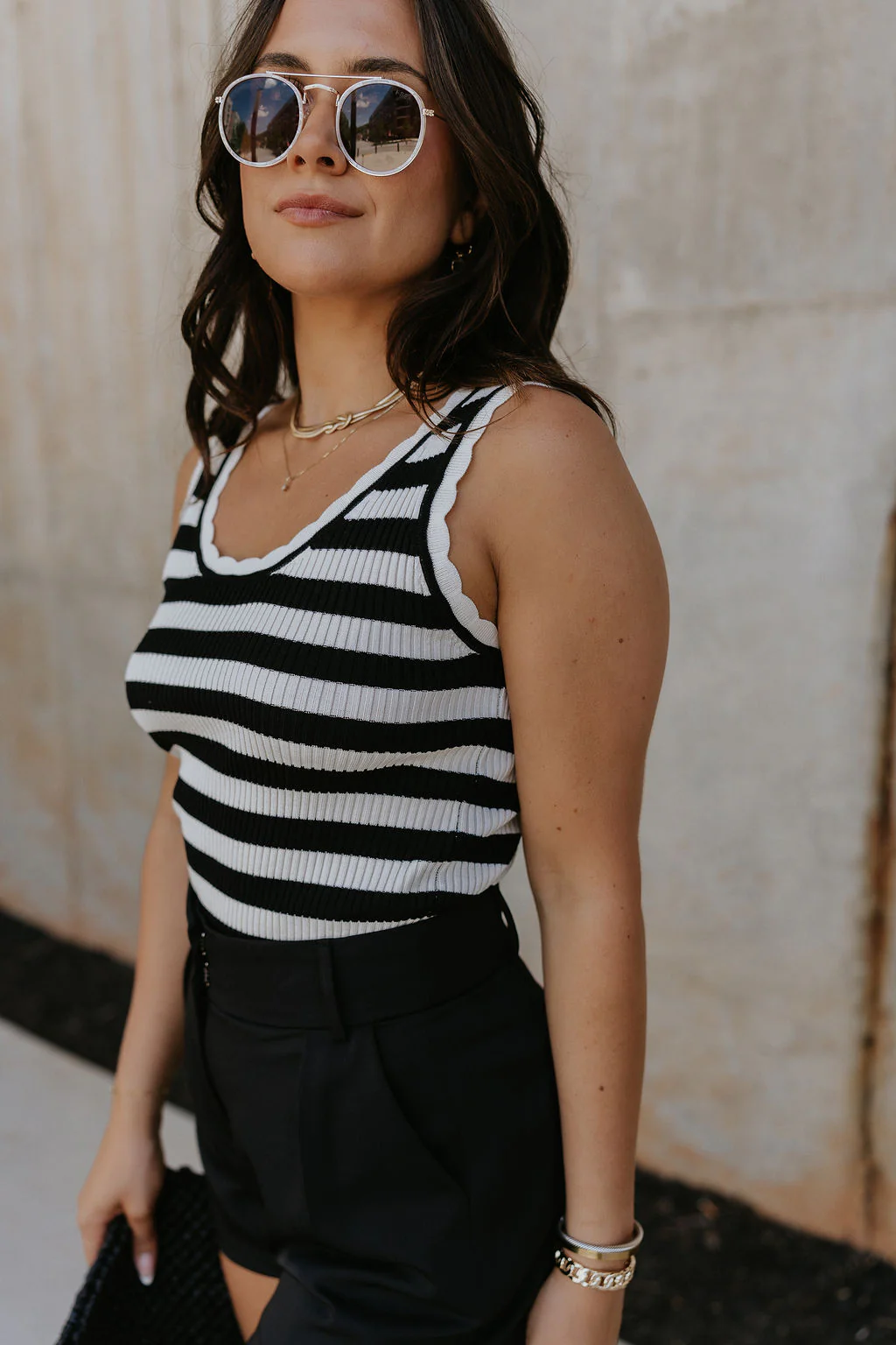 Nora Striped Tank Top - Image 5