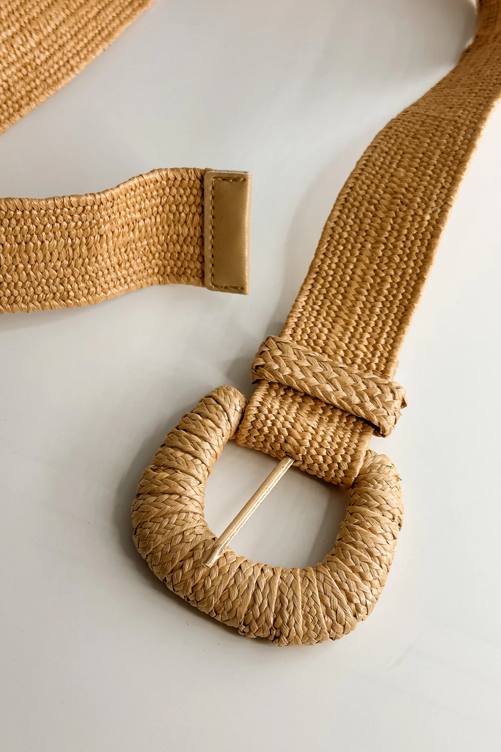 Nova Light Tan Rattan Belt