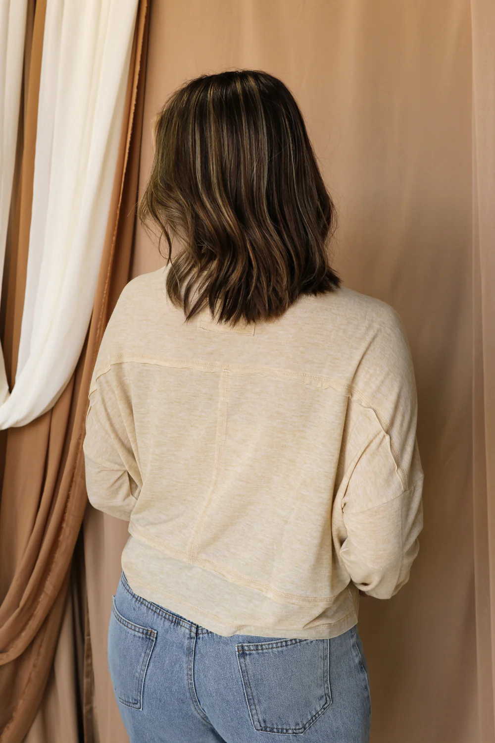 Vera Front Pocket Long Sleeve Top - Image 15