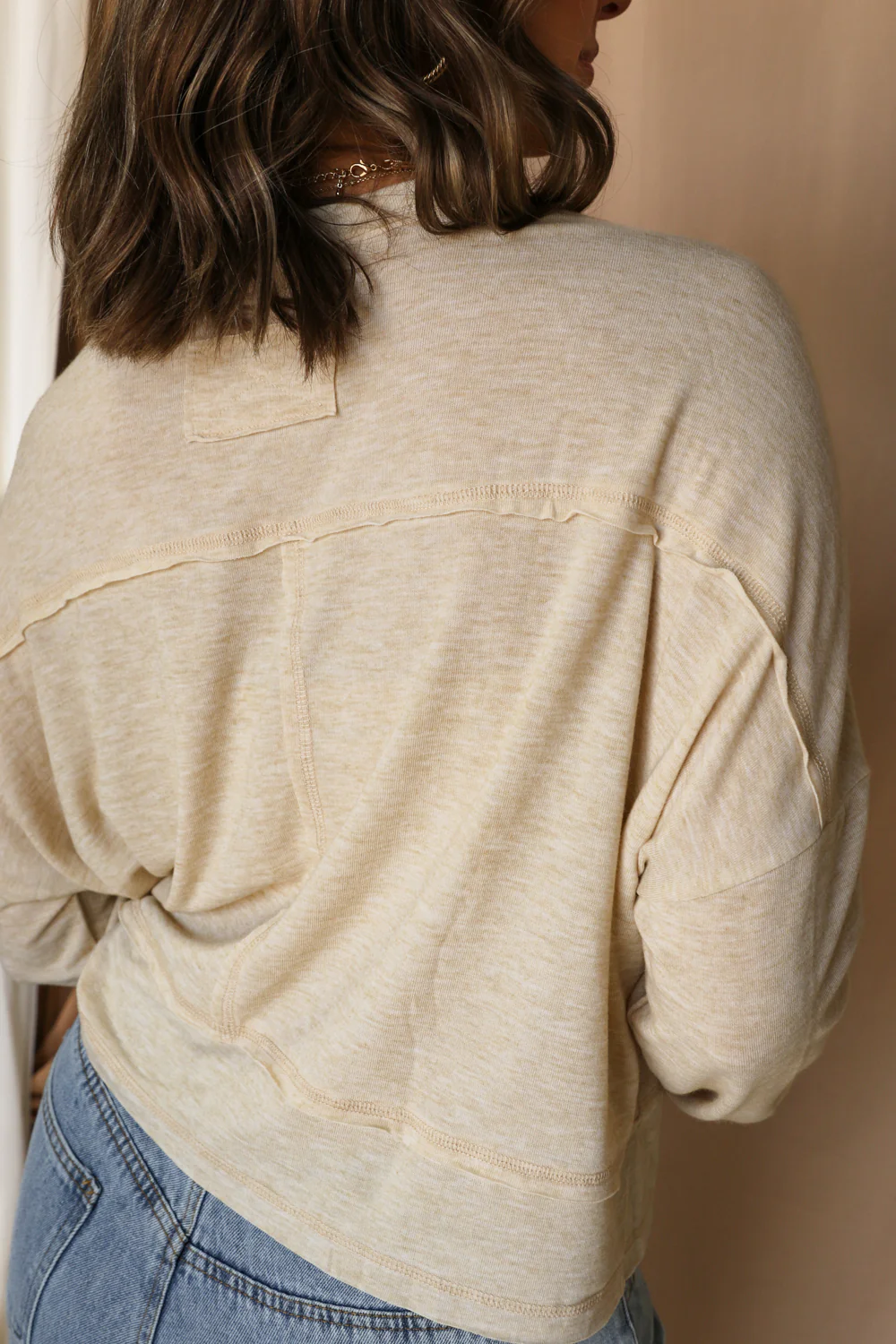 Vera Front Pocket Long Sleeve Top - Image 16