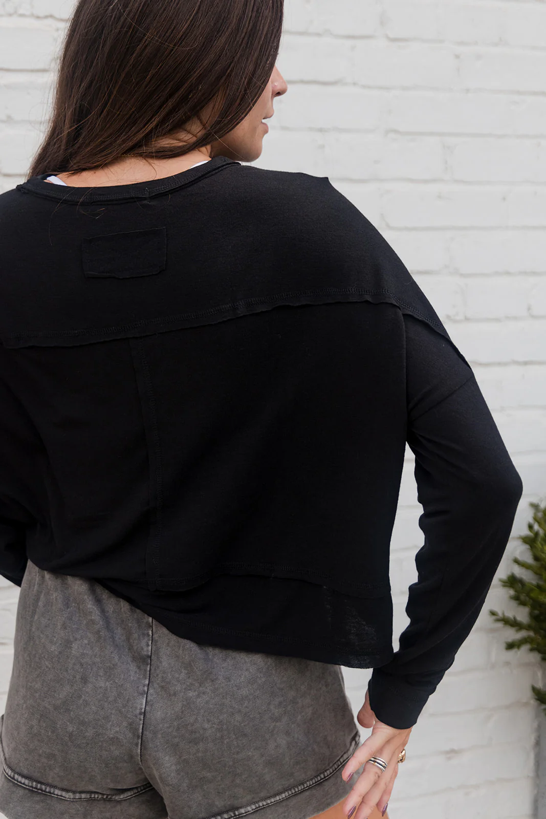 Vera Front Pocket Long Sleeve Top - Image 30