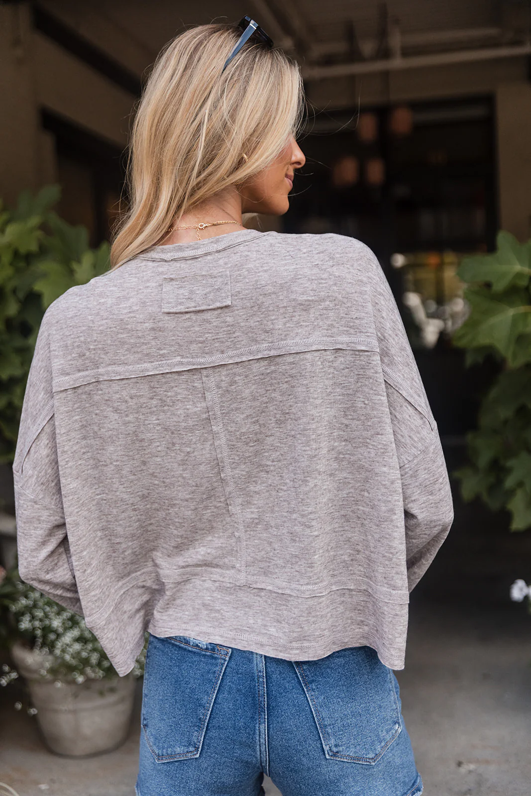 Vera Front Pocket Long Sleeve Top - Image 41