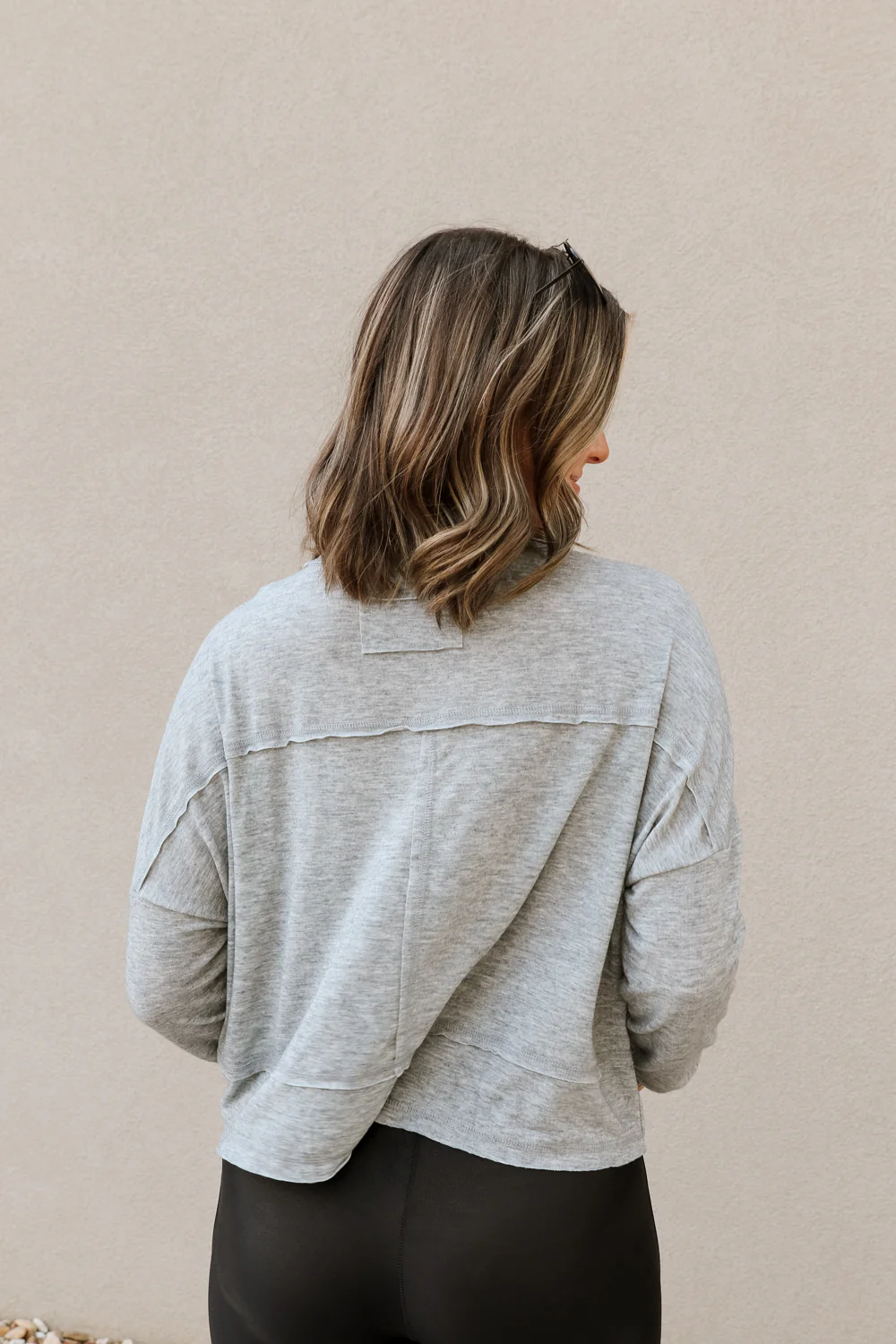 Vera Front Pocket Long Sleeve Top - Image 6