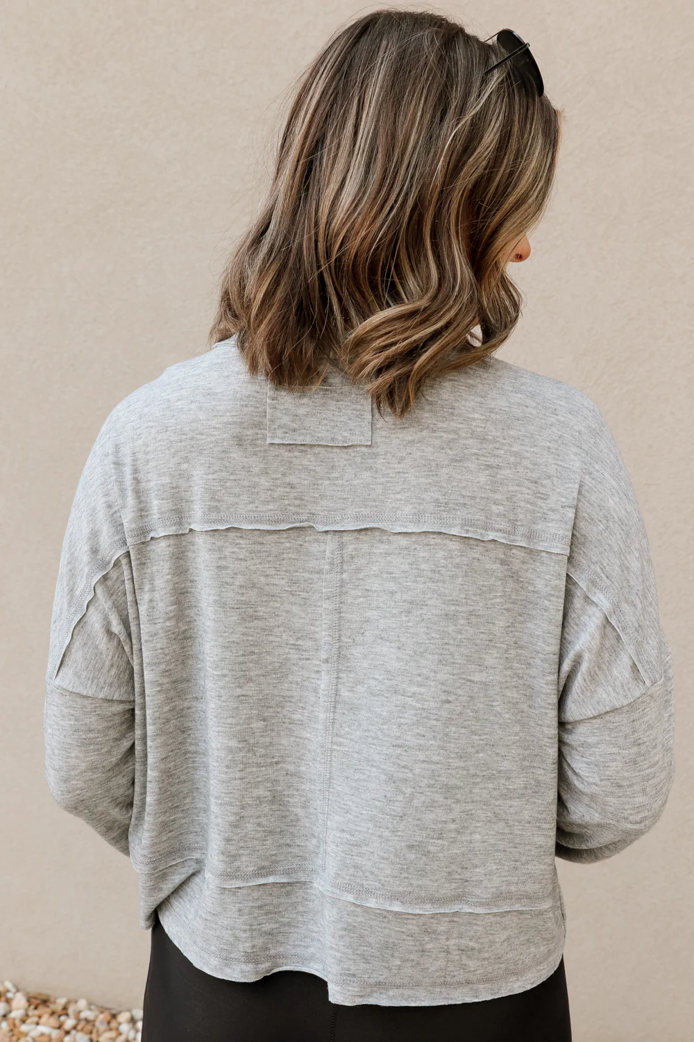 Vera Front Pocket Long Sleeve Top - Image 7