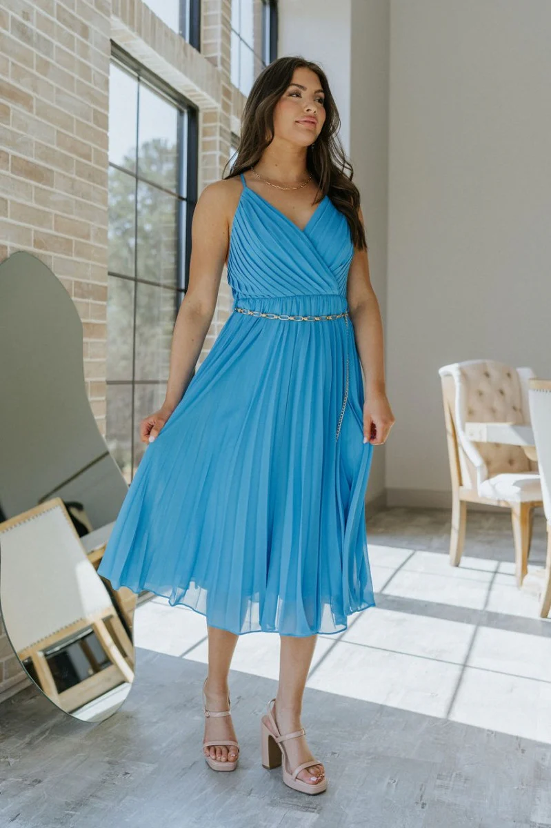 Oceans Away Midi Dress