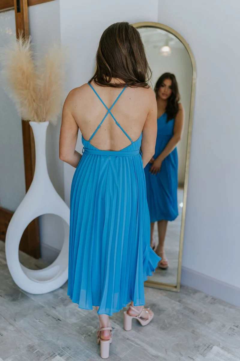 Oceans Away Midi Dress - Image 5