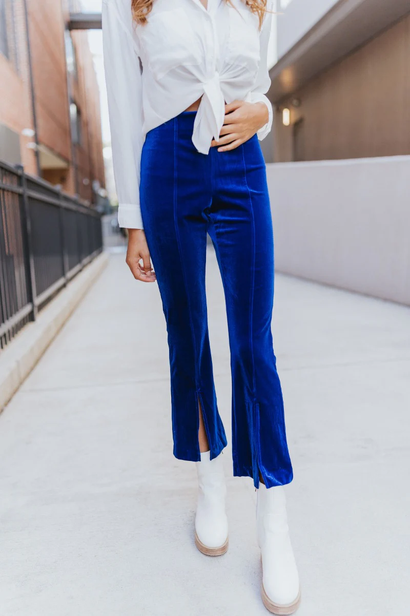 On The Horizon Velvet Pants - Image 3