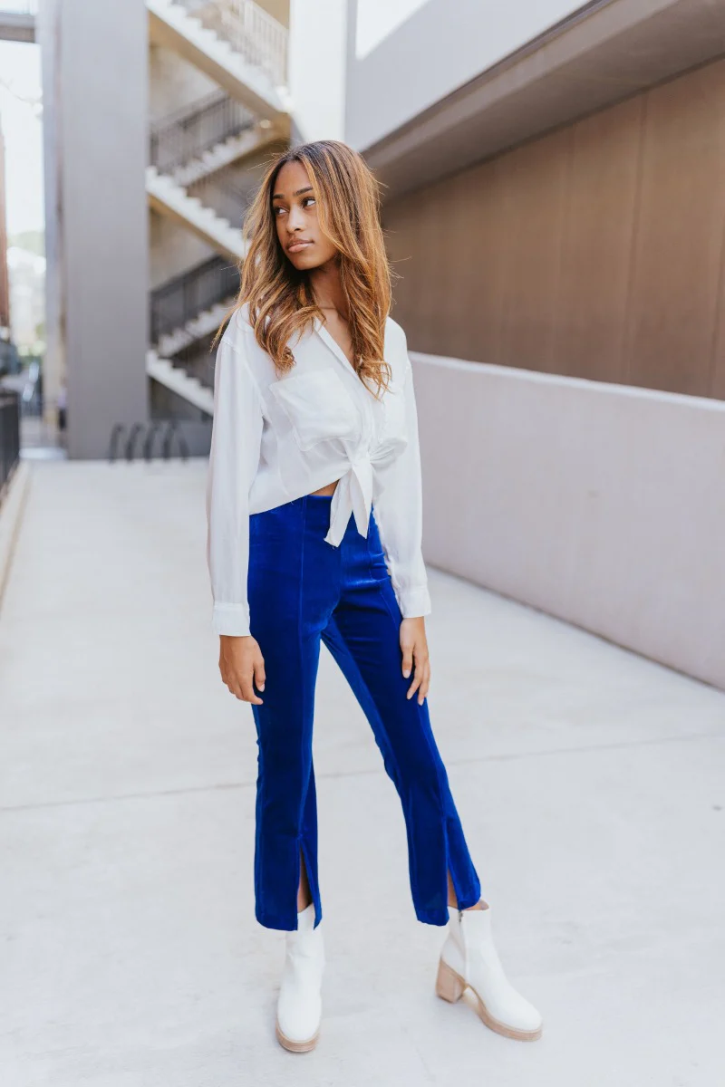 On The Horizon Velvet Pants - Image 4